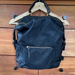 Tommy Bahama Black Backpack with Gold Details